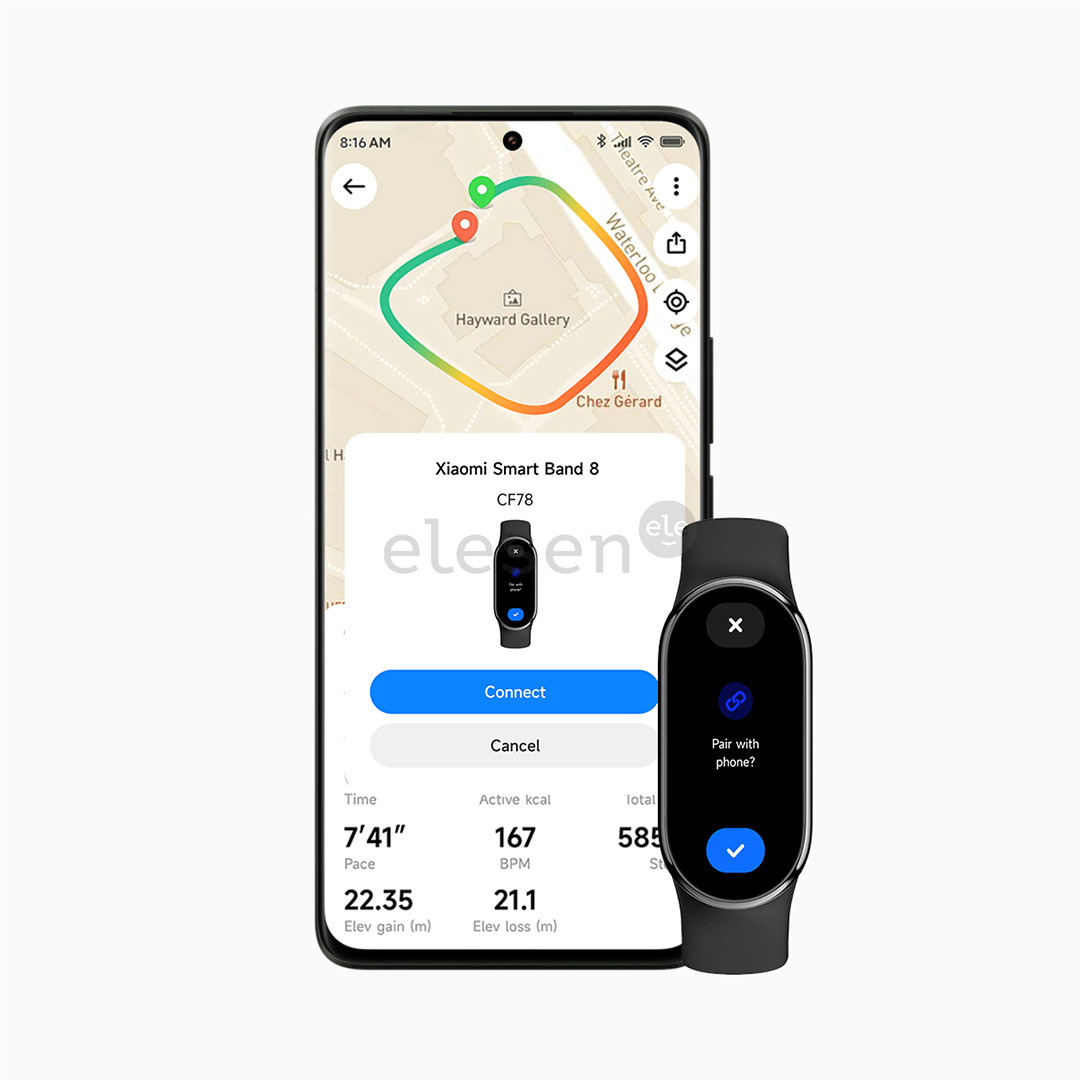 Išmanioji apyrankė Xiaomi Smart Band 8, graphite