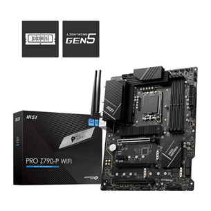 MSI, Intel Z790, LGA1700, DDR5, ATX, WiFi+BT - Pagrindinė plokštė PROZ790-PWIFI