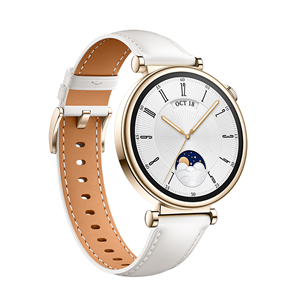 Išmanusis laikrodis Huawei Watch GT4, 41 mm, gold/white Prekė - 55020BJB