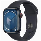Išmanusis laikrodis Apple Watch Series 9 GPS + Cellular, 41 mm, Sport Band, S/M, midnight Prekė - MRHR3ET/A