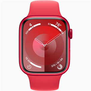 Išmanusis laikrodis Apple Watch Series 9 GPS, 45 mm, Sport Band, M/L, (PRODUCT)RED Prekė - MRXK3ET/A