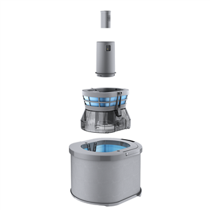 Oro valytuvas - robotas Ecovacs Airbot Z1, black Prekė - AIRBOTZ1