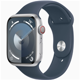 Išmanusis laikrodis Apple Watch Series 9 GPS + Cellular, 45 mm, Sport Band, M/L, silver/storm blue Prekė - MRMH3ET/A