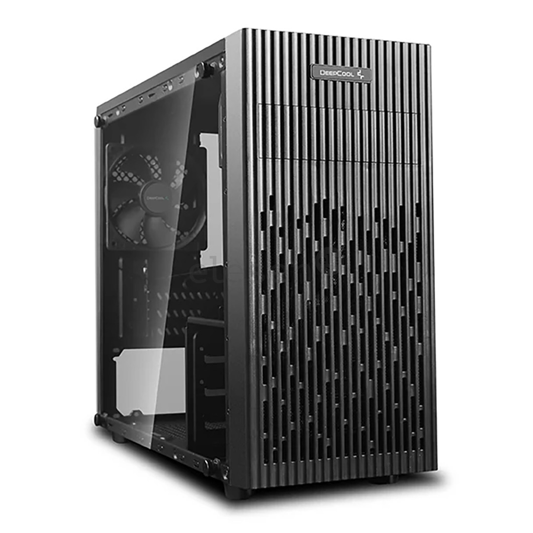 Deepcool MATREXX 30 Side window, mATX, juodas - Kompiuterio korpusas