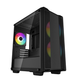 Deepcool CC360, mATX, black - PC korpusas