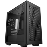 Deepcool CH370, mATX, black - PC korpusas