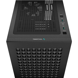 Deepcool CH370, mATX, black - PC korpusas