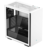 Deepcool CASE CH510 Side window, ATX, white - PC case