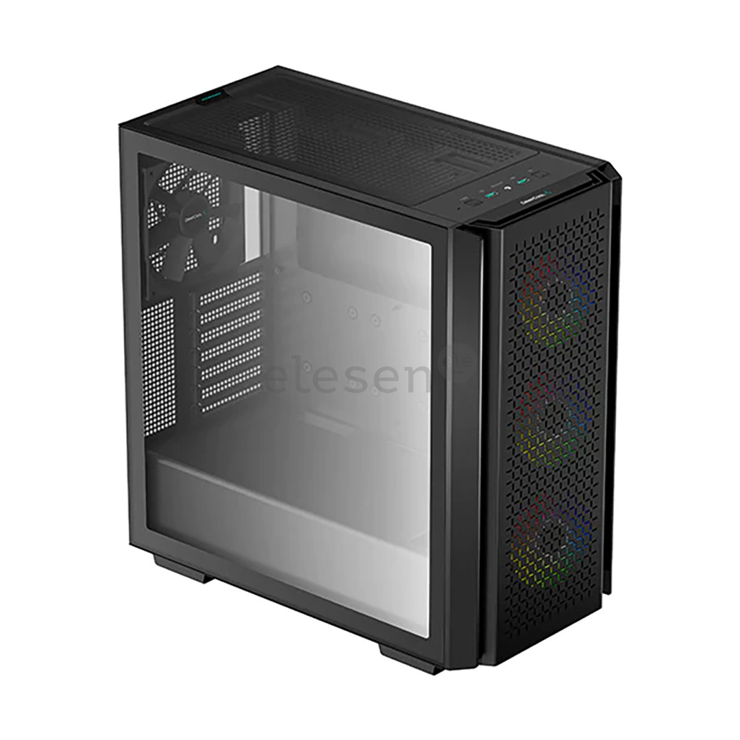Deepcool CG560 Side window, ATX, black - PC korpusas