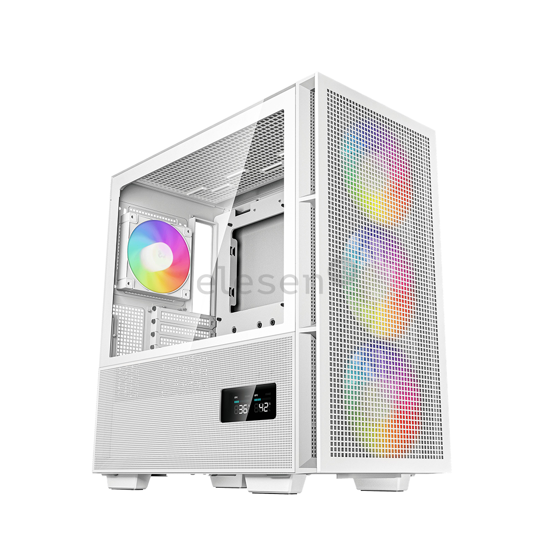 Deepcool CH560 Digital CASE, ATX, white - PC korpusas