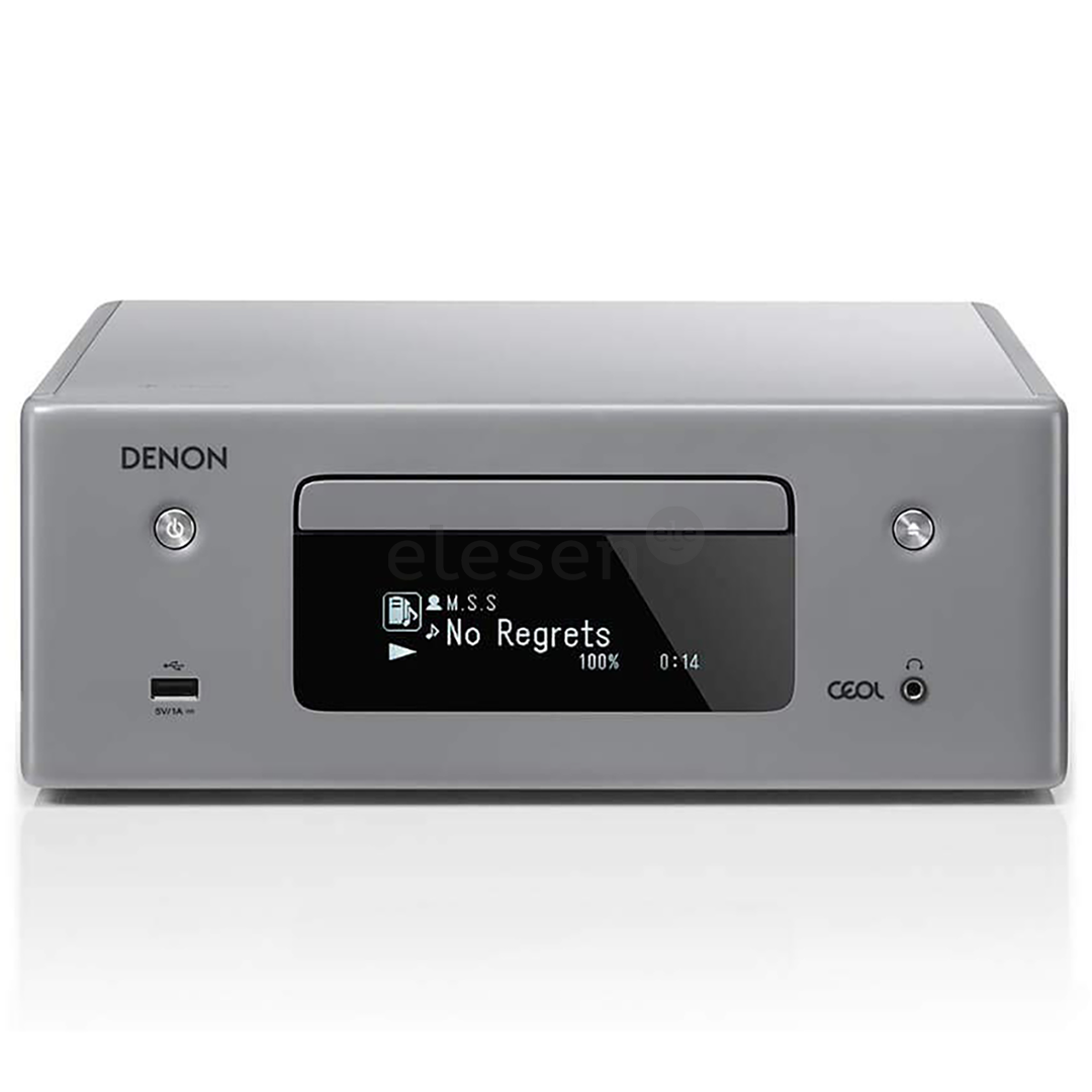 Denon CEOL N10 imtuvas, Denon N10 garso kolonėlės, pilkas - Muzikinis centras
