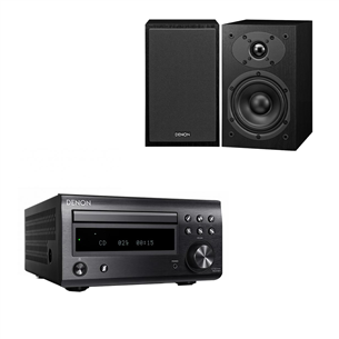 Denon M41 imtuvas, SC-M41 garso kolonėlės, juodas - Muzikinis centras