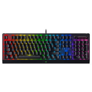 Klaviatūra Razer BlackWidow V4 X, Green Switch, mechanical, SWE, black Prekė - RZ03-04700600-R3N1 RZ03-04700600-R3N1