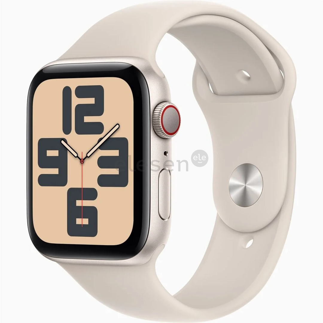 Išmanusis laikrodis Apple Watch SE 2, GPS + Cellular, Sport Band, 40 mm, S/M, starlight