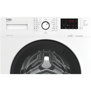 Skalbimo mašina Beko Prekė - WUE8712XAW, 8 kg, gylis 55 cm