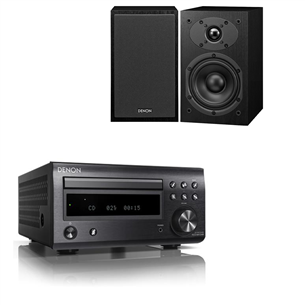 Denon M41DAB imtuvas, SC-M41 garso kolonėlės, juodas - Muzikinis centras