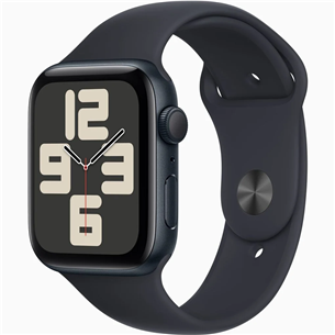 Išmanusis laikrodis Apple Watch SE 2, GPS, Sport Band, 44 mm, M/L, midnight Prekė - MRE93ET/A MRE93ET/A