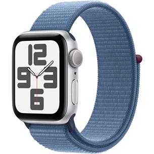 Išmanusis laikrodis Apple Watch SE 2, GPS, Sport Loop, 44 mm, silver/blue Prekė - MREF3ET/A MREF3ET/A
