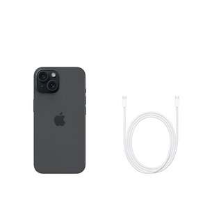 Apple iPhone 15, 128 ГБ, черный - Смартфон Товар - MTP03PX/A