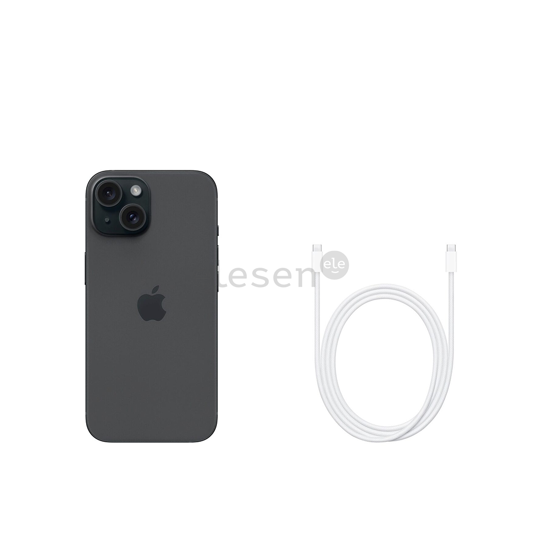 Apple iPhone 15, 128 ГБ, черный - Смартфон Товар - MTP03PX/A