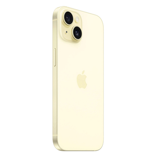 Apple iPhone 15, 128 GB, šviesiai geltonas - Išmanusis telefonas