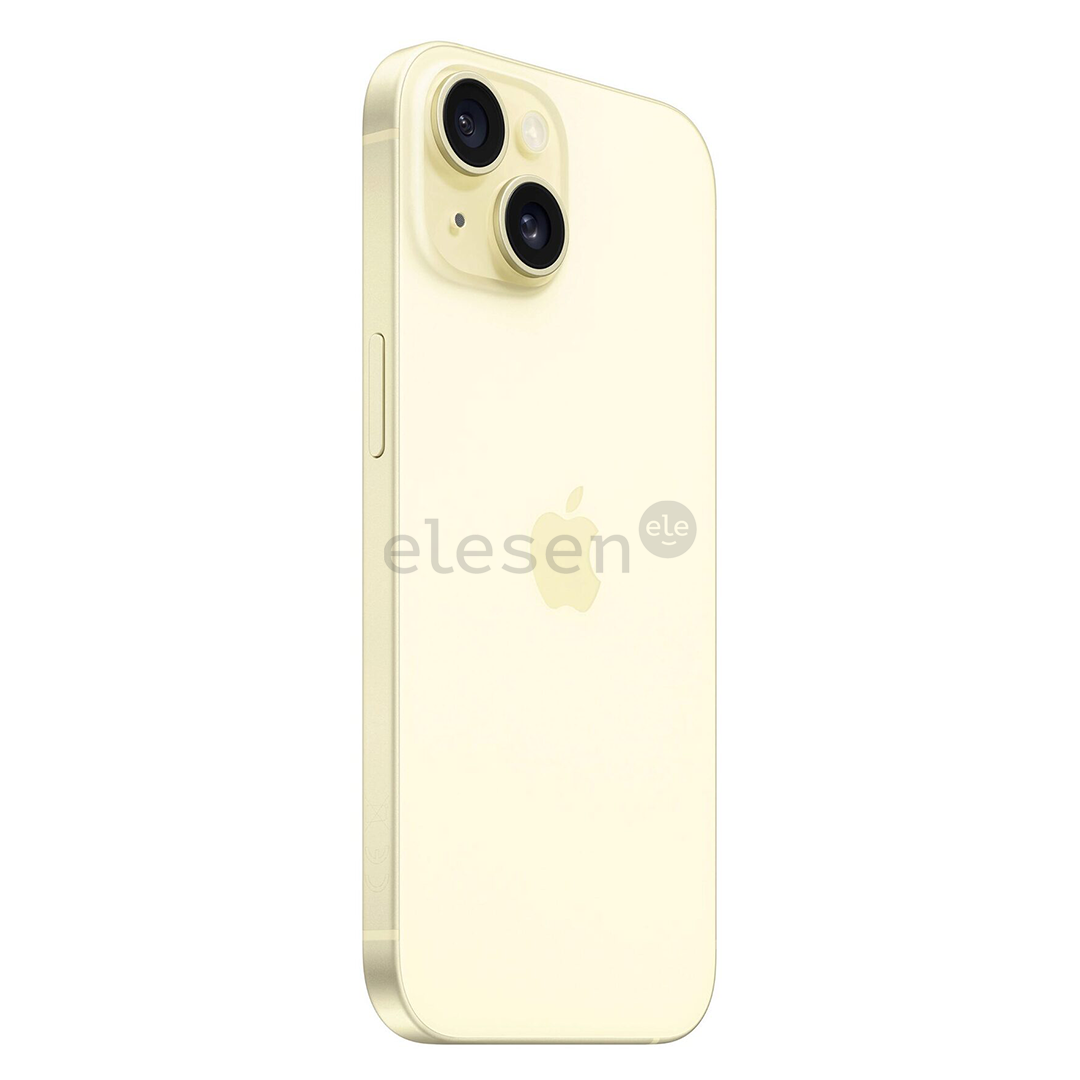 Apple iPhone 15, 128 GB, šviesiai geltonas - Išmanusis telefonas