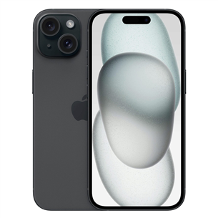 Apple iPhone 15, 256 GB, black - Smartphone Item - MTP63PX/A MTP63PX/A