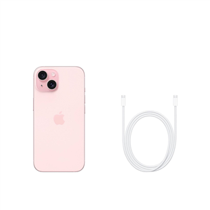 Apple iPhone 15, 256 GB, pink - Smartphone Item - MTP73PX/A