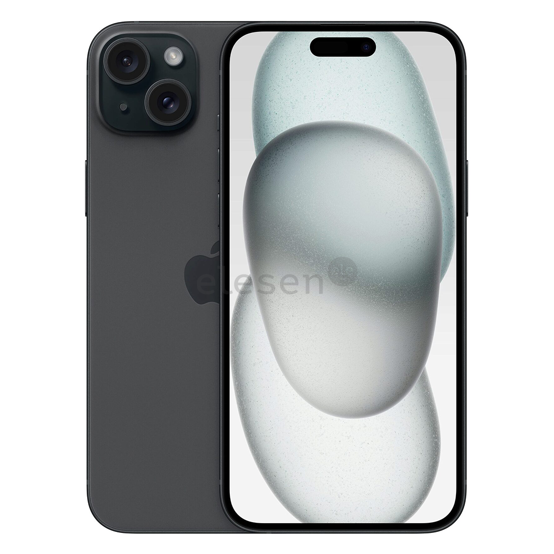 Apple iPhone 15 Plus, 128 GB, juodas - Išmanusis telefonas