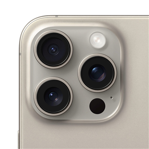 Apple iPhone 15 Pro Max, 256 GB, Natural Titanium - Išmanusis telefonas