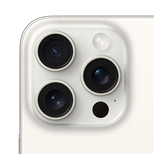 Išmanusis telefonas Apple iPhone 15 Pro Max, 512 GB, White Titanium Prekė - MU7D3PX/A