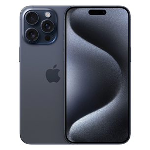 Apple iPhone 15 Pro Max, 1 TB, Blue Titanium - Išmanusis telefonas MU7K3PX/A