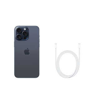 Apple iPhone 15 Pro Max, 1 TB, Blue Titanium - Išmanusis telefonas