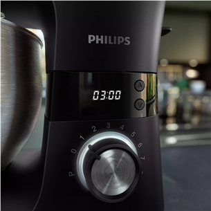 Virtuvinis kombainas Philips Series 7000, 5,5 L, 1000 W, black Prekė - HR7962/01