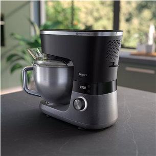 Virtuvinis kombainas Philips Series 7000, 5,5 L, 1000 W, black Prekė - HR7962/01