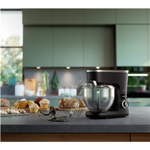 Virtuvinis kombainas Philips Series 7000, 5,5 L, 1000 W, black Prekė - HR7962/01