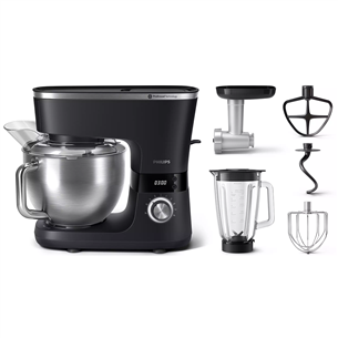 Virtuvinis kombainas Philips Series 7000, 5,5 L, 1000 W, black Prekė - HR7962/21 HR7962/21