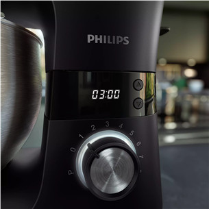 Virtuvinis kombainas Philips Series 7000, 5,5 L, 1000 W, black Prekė - HR7962/21