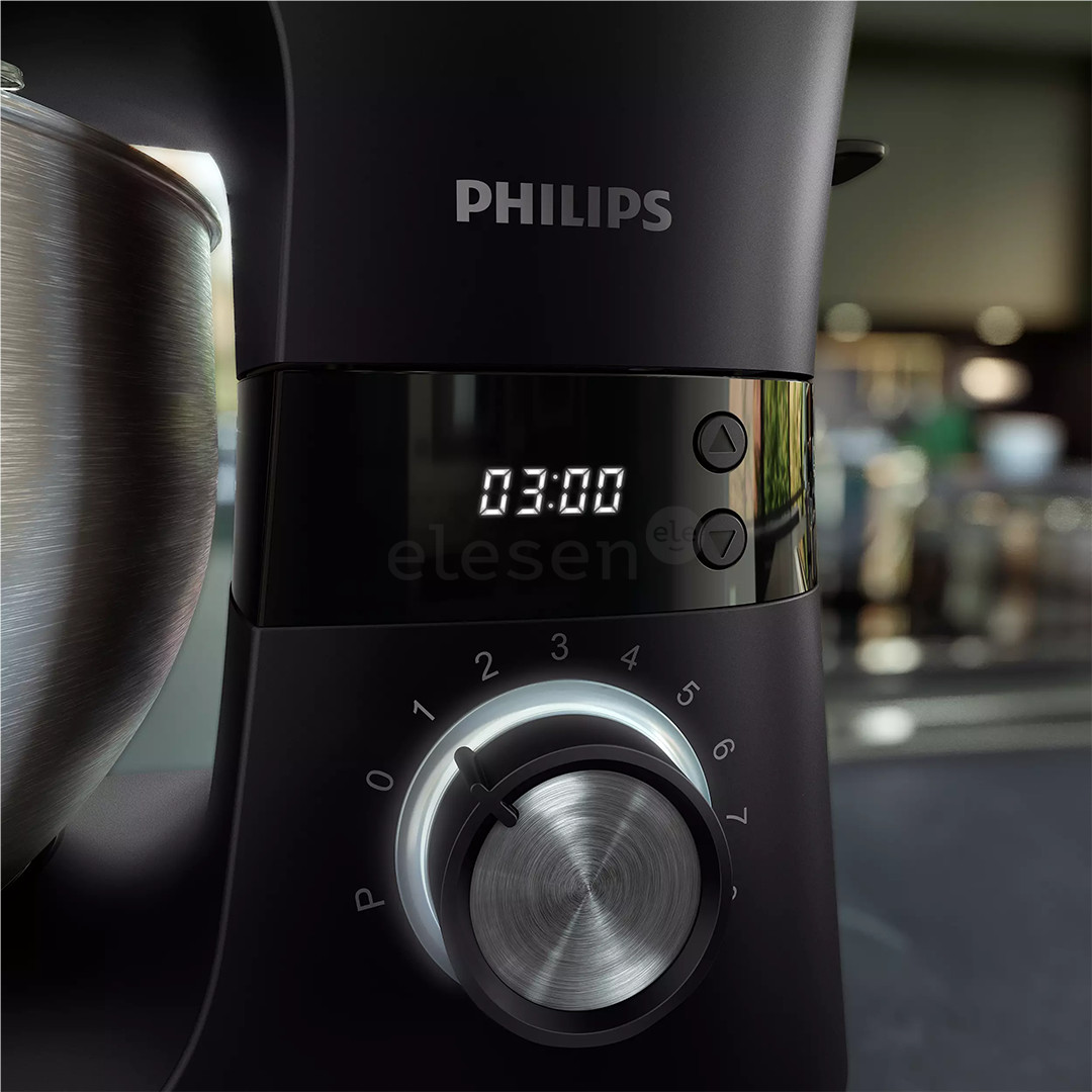 Virtuvinis kombainas Philips Series 7000, 5,5 L, 1000 W, black Prekė - HR7962/21