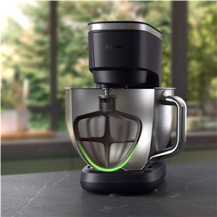 Virtuvinis kombainas Philips Series 7000, 5,5 L, 1000 W, black Prekė - HR7962/21