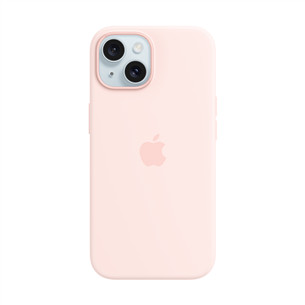 Dėklas Apple Silicone Case with Magsafe, iPhone 15, light pink Prekė - MT0U3ZM/A MT0U3ZM/A