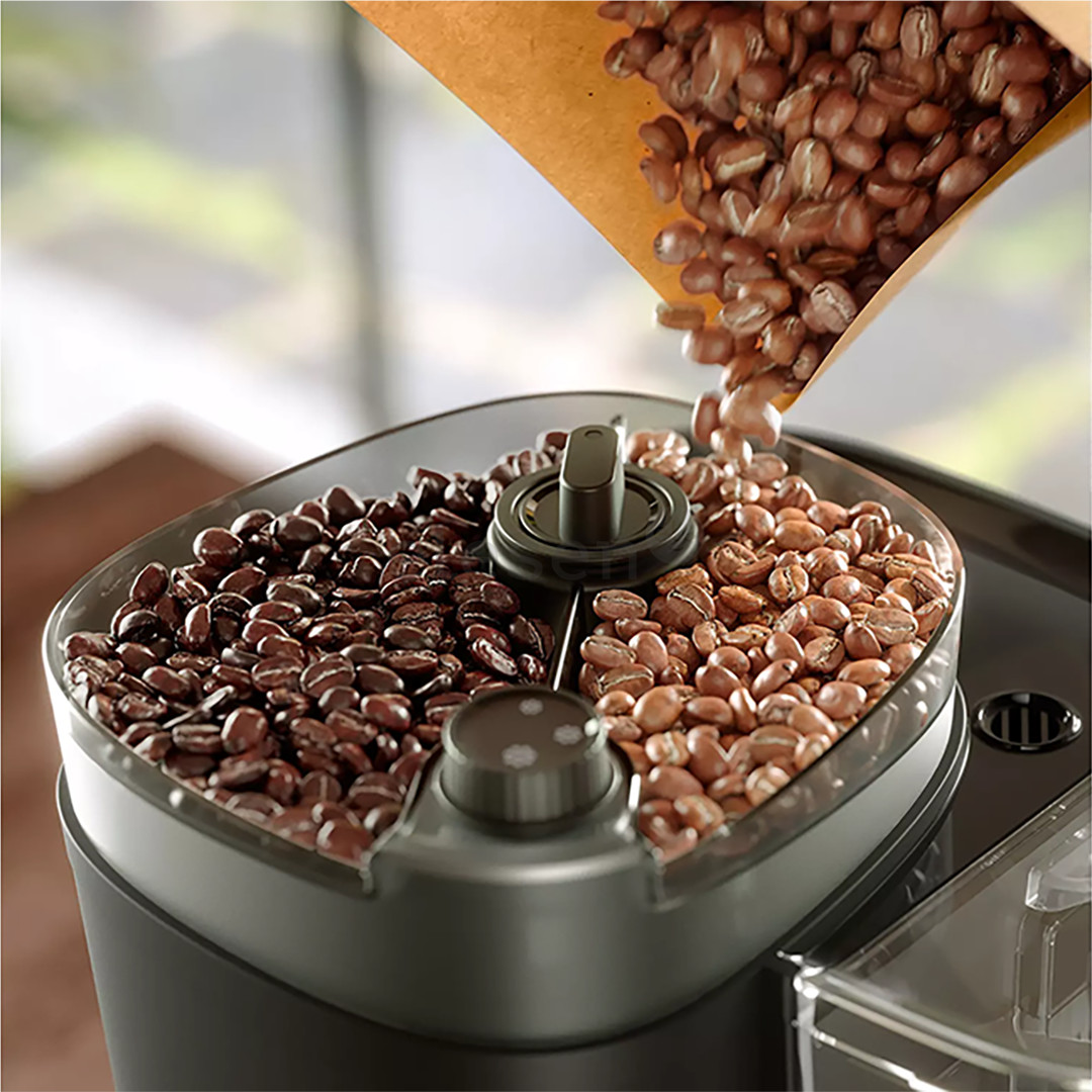 Philips All-in-1 Brew, built-in grinder, 1,25 L, juodas - Kavos virimo aparatas