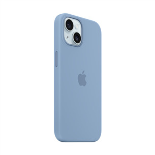 Dėklas Apple Silicone Case with Magsafe, iPhone 15, winter blue