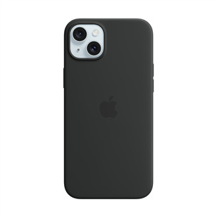 Dėklas Apple Silicone Case with Magsafe, iPhone 15 Plus, black Prekė - MT103ZM/A MT103ZM/A