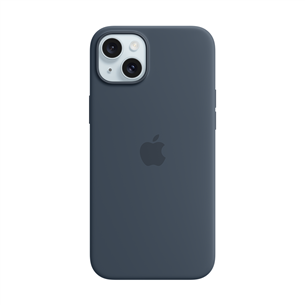 Apple Silicone Case with Magsafe, iPhone 15 Plus, синий - Чехол Товар - MT123ZM/A MT123ZM/A