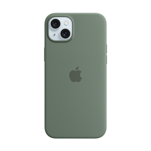 Apple Silicone Case with Magsafe, iPhone 15 Plus, зеленый - Чехол Товар - MT183ZM/A MT183ZM/A