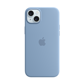 Apple Silicone Case with Magsafe, iPhone 15 Plus, winter blue - Case Item - MT193ZM/A