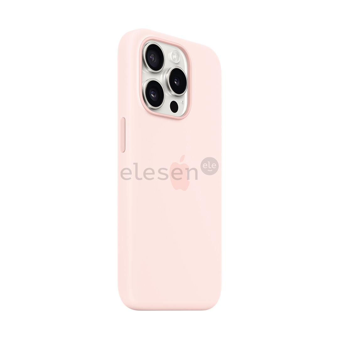 Dėklas Apple Silicone Case with Magsafe, iPhone 15 Pro, light pink
