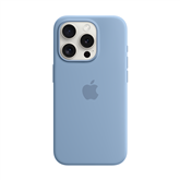 Apple Silicone Case with Magsafe, iPhone 15 Pro, голубой - Чехол Товар - MT1L3ZM/A