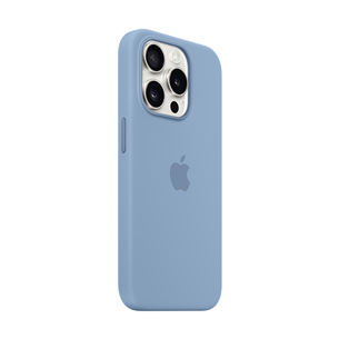 Apple Silicone Case with Magsafe, iPhone 15 Pro, голубой - Чехол Товар - MT1L3ZM/A